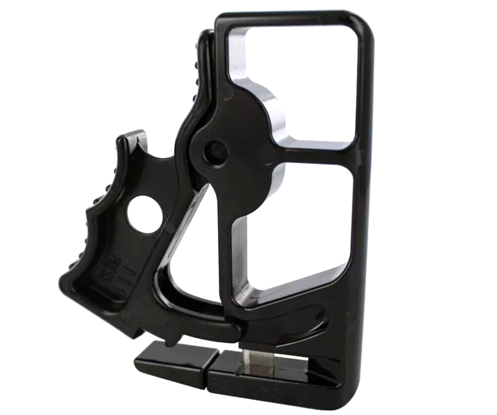 2 x Mil-Spec Cobra Cuffs Prisoner Restraints & Manodnock Safety Cutter Black