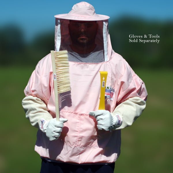 Pink Beekeeper Pullover Jacket - 3X Large, Stylish & Protective