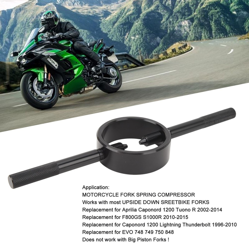 Fork Spring Compressor Tool Universal Fit Motorcycle Fork Spring Compressor HAOR