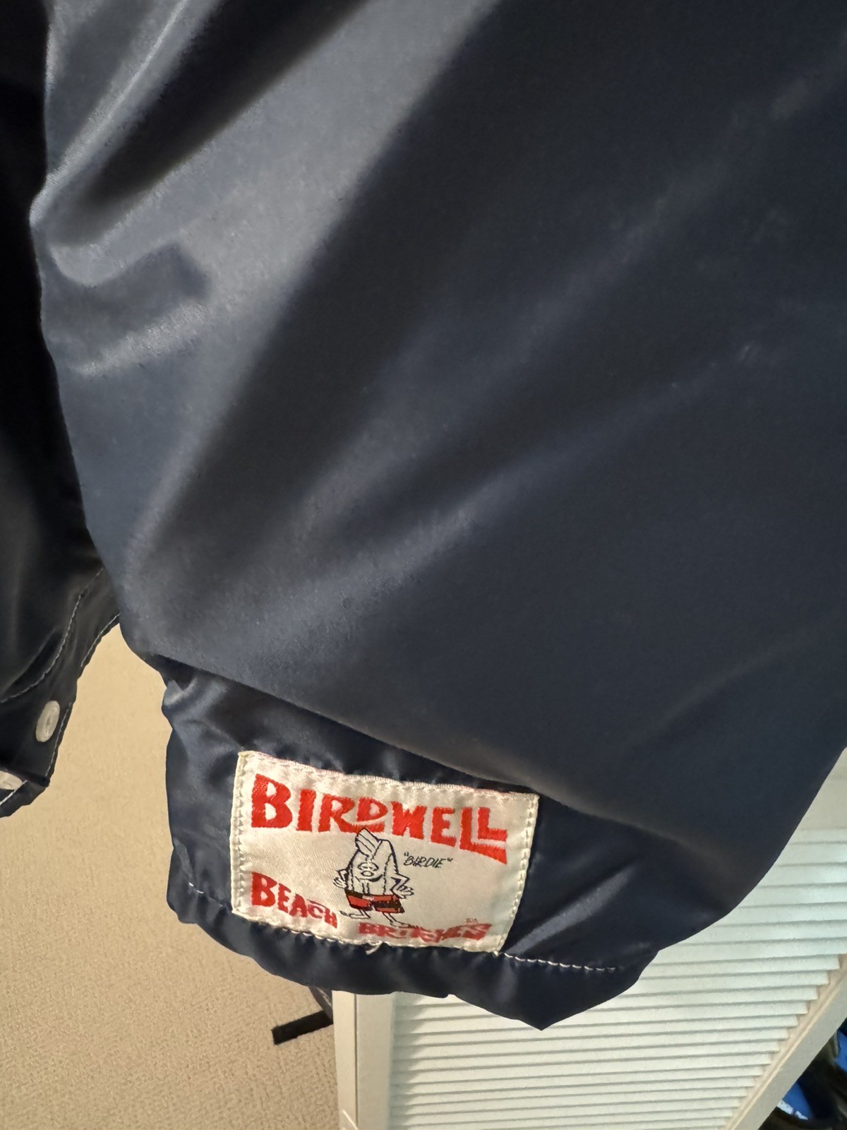 Birdwell Men's 3 Stripe Competition Jacket - Navy, Paprika/Gold XXL