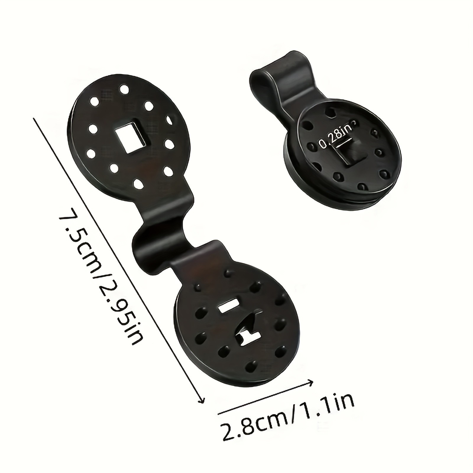 100PCS Black Plastic Net Clips - For Shade Cloth & Garden Netting Fixing