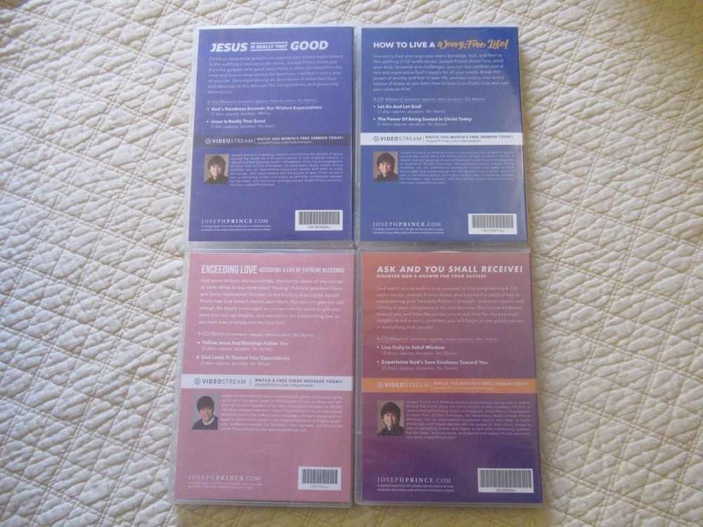 Joseph Prince Sermon CD 4-Set (13 Discs)