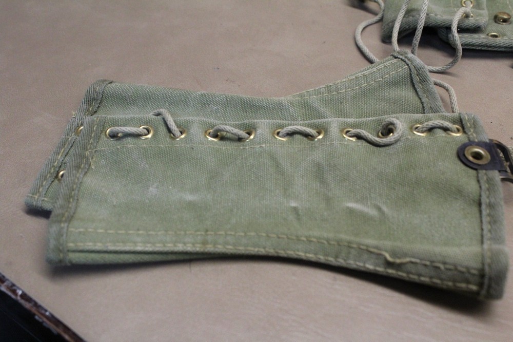 WW2 US Army M Green Canvas Leggings