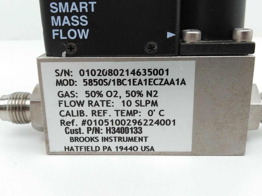 Brooks Instrument 5850S / 1BC1EA1ECZAA1A Smart Mass Flow Controller
