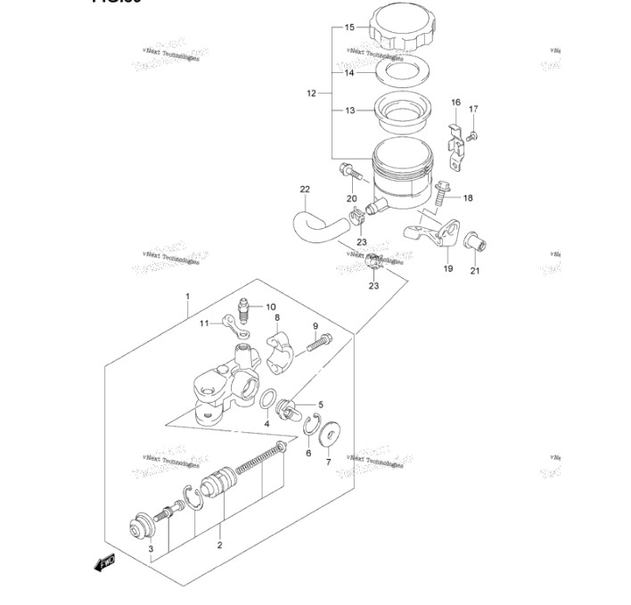 Front Brake Master Cylinder For SUZUKI GSXR 600/750 2004-2007 GSXR1000 GSX-R 750