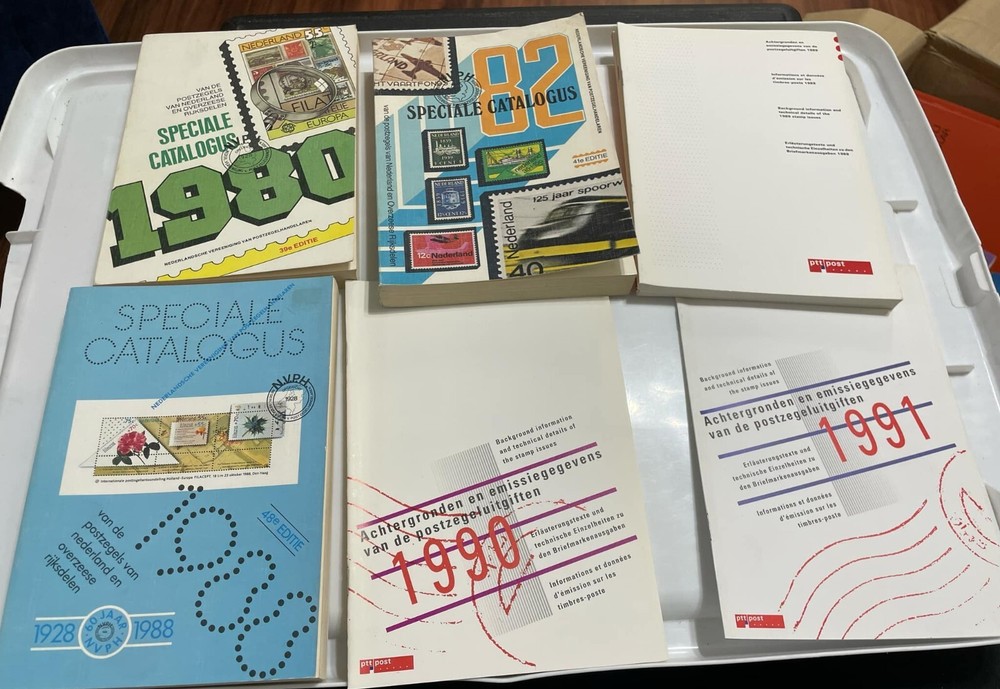 1980s-90s NVPH Speciale Catalogus Netherlands Specialized Postage Stamp Catalogs