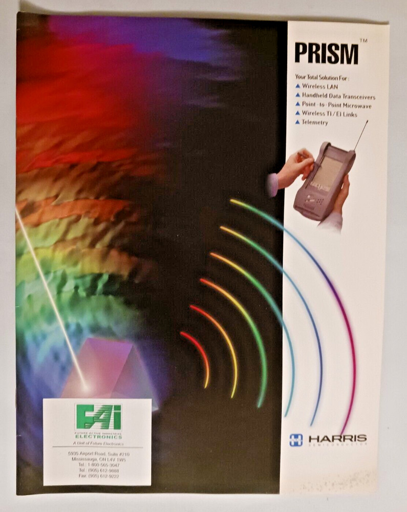 PRISM By HARRIS Booklet-Wireless LAN/Telemetry/Handheld/Microwave