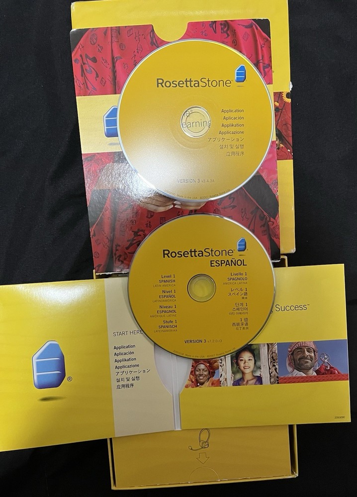 Rosetta Stone Spanish Level 1 & 2 Language Courses CD-ROM