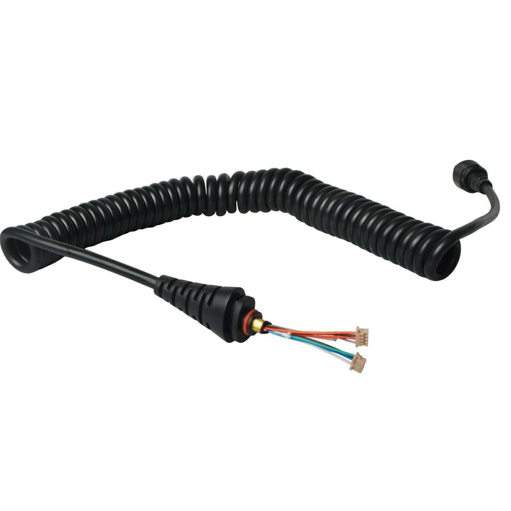 9ft/2.85m Stretchable Speaker Microphone Spring Cable Line for Hytera SM25A1 c