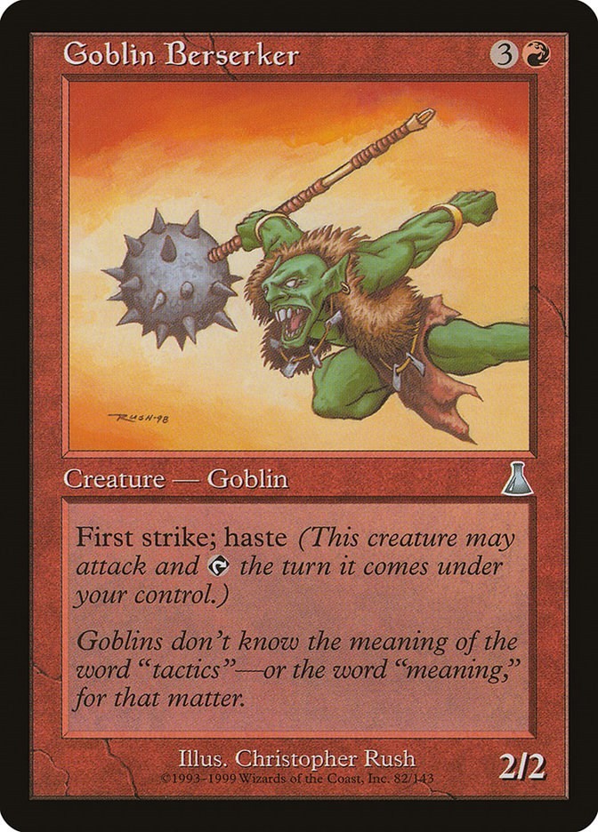 Goblin Berserker Urza's Destiny 82 MTG MP