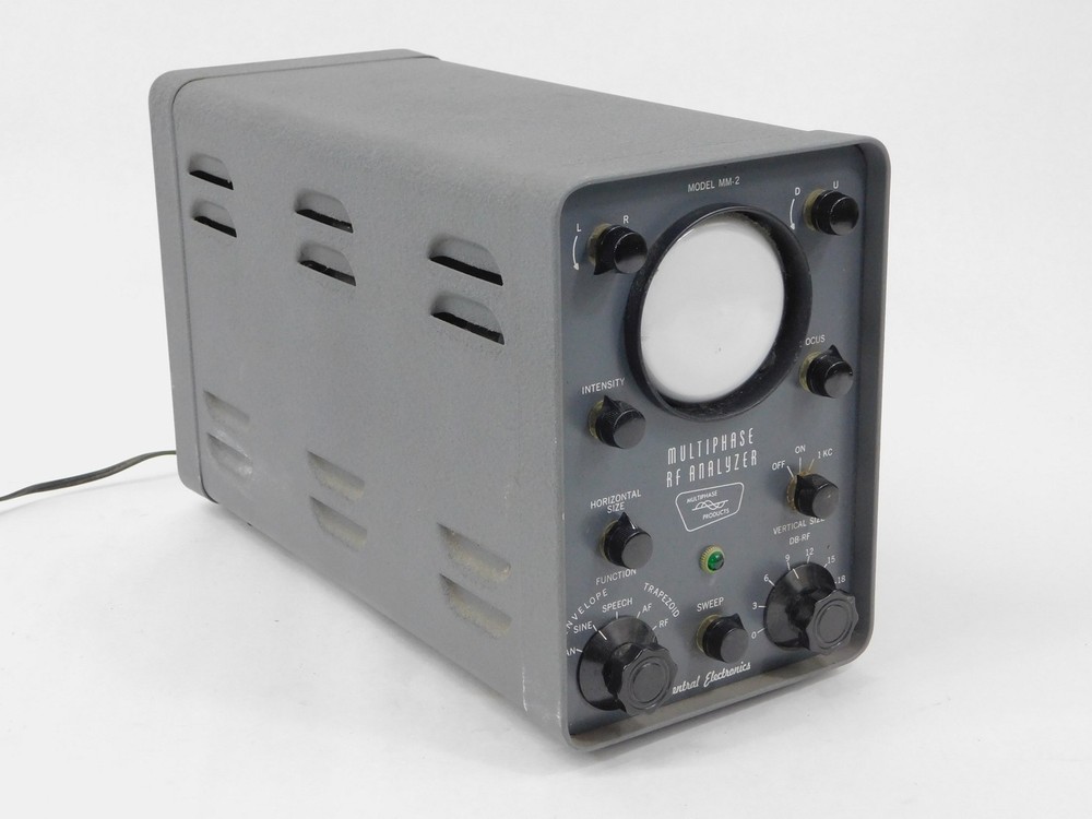 Central Electronics MM-2 Ham Radio Oscilloscope Multiphase Analyzer (original)