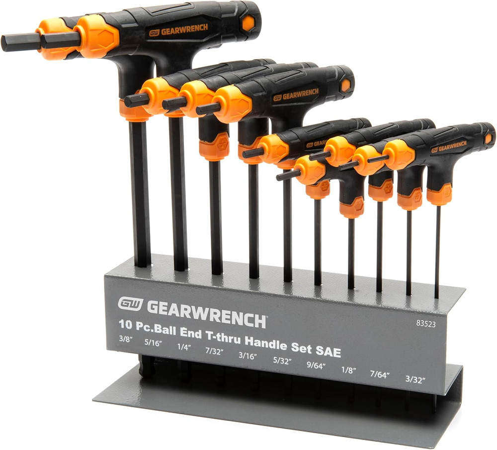 10 Piece SAE Ball End T-Handle Hex Key Set | 83523