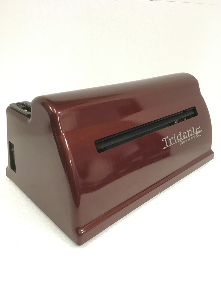 Enabling Technologies Trident Embosser w/ AC Adapter GS220A24 WORKING FREE SHIP