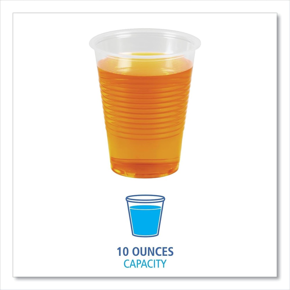 Boardwalk - BWKTRANSCUP10PK - Translucent Plastic Cold Cups