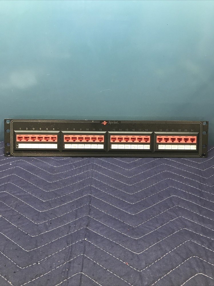 24 Port Ethernet Patch Panel. 19”