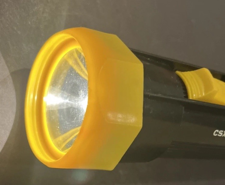 Vintage CSX RR Transportation Flashlight