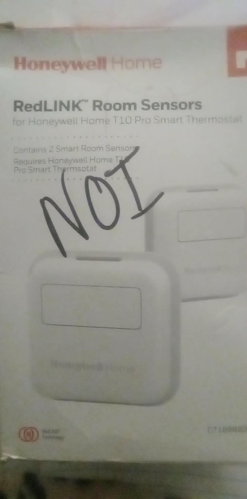 Honeywell 2 Pack RedLINK Room Sensor C7189R2002-2 2 Pack