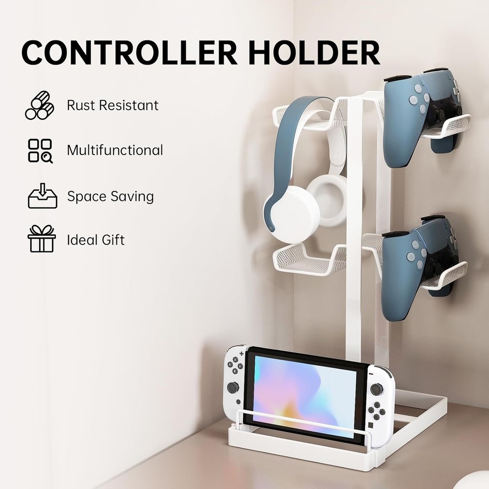 Multi Tier Game Controller Holder Ideal Gamer Gift Controller Organizer for