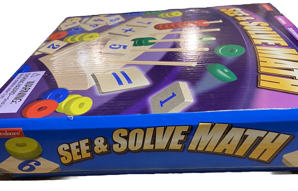 Math Learning Game See and Solve Math By Lakeshore Wooden Educational