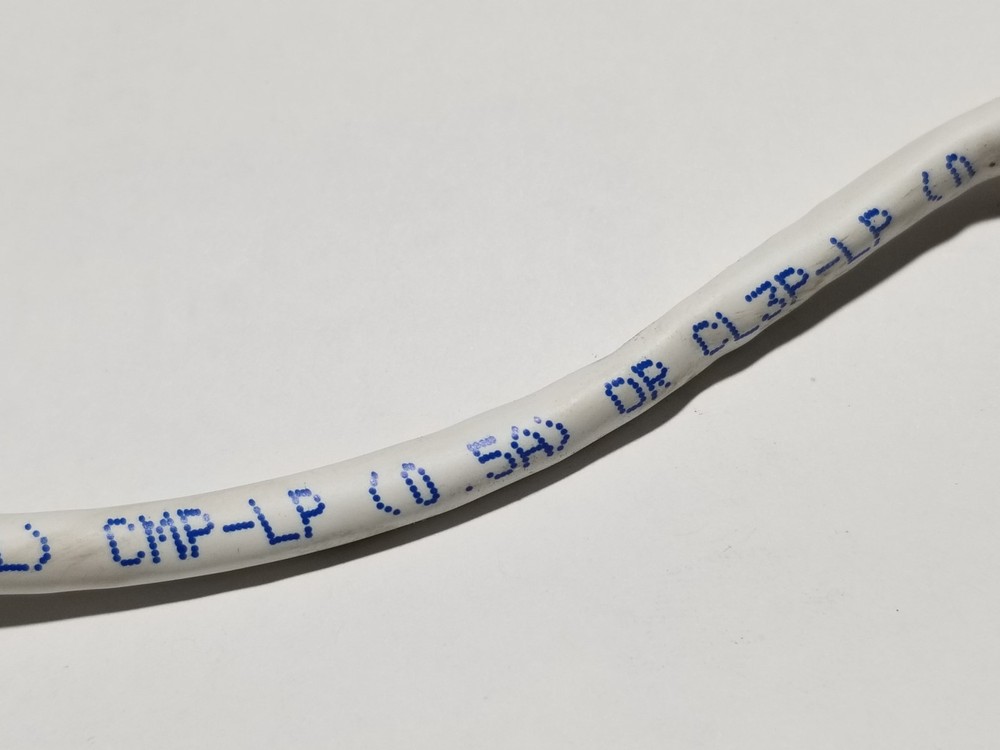 Belden 2413 23/4P Enhanced CAT6+ UTP DataTwist Network Cable Plenum White /100ft