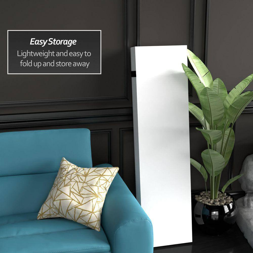 5 Ft White 6-Panel Room Divider
