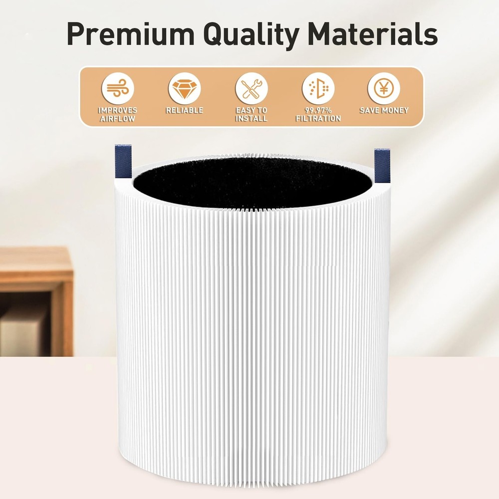 2 Pack Blue Pure 511 Filter Replacement Compatible With Blueair Blue Pure 511...