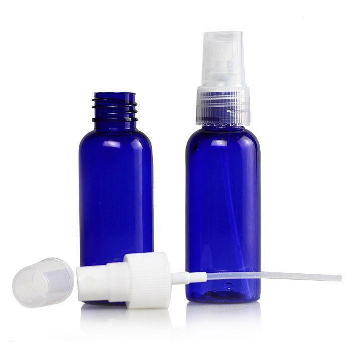 25pcs 100ml Blue spray BOTTLE with rounded shoulder for face makeup