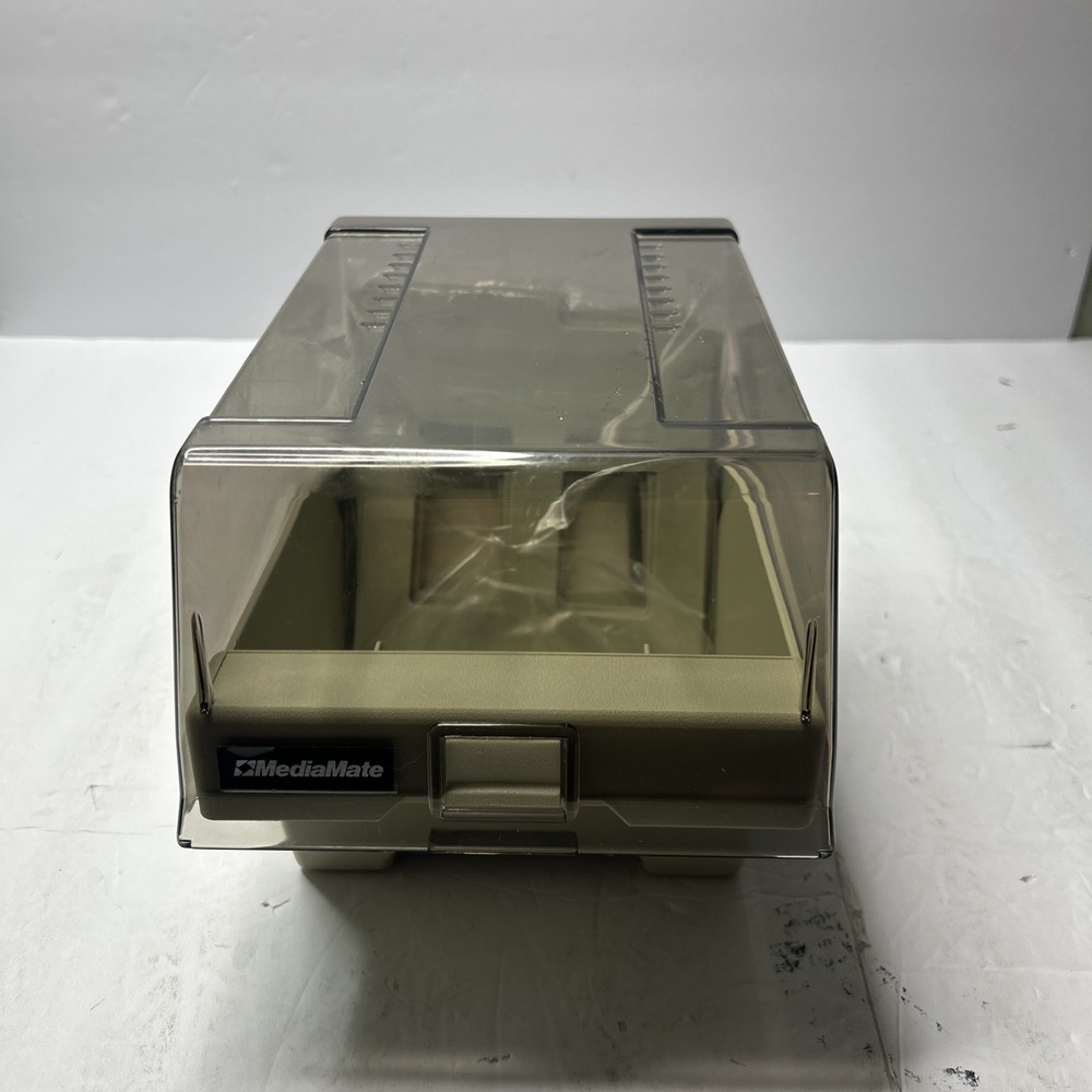 MediaMate Vintage 3.5” Floppy Disk Diskette Stackable Storage Box Container