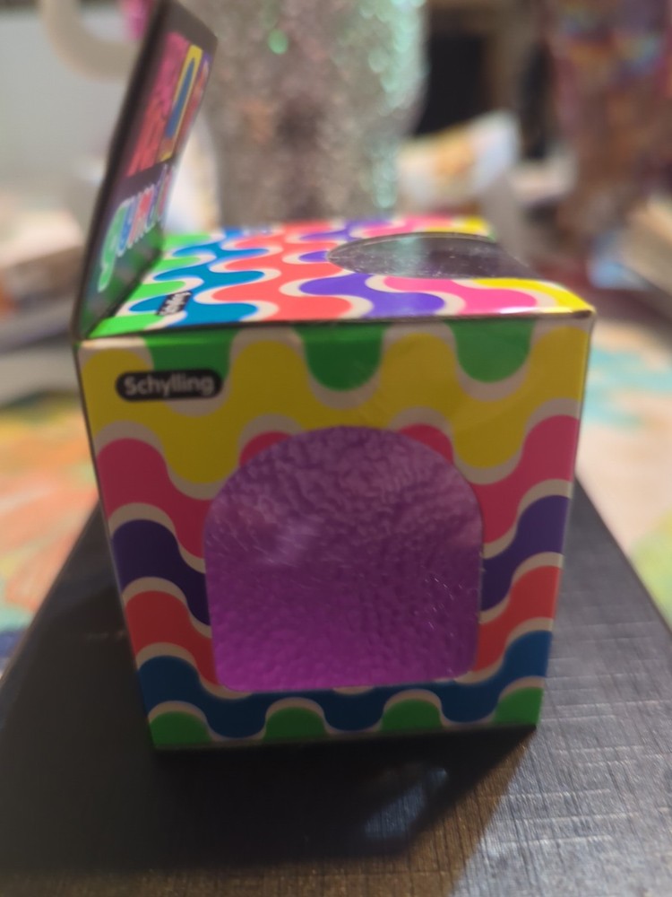 Nee Doh Gumdrop Purple Super Solid Squish Needoh Gum Drop * RARE!