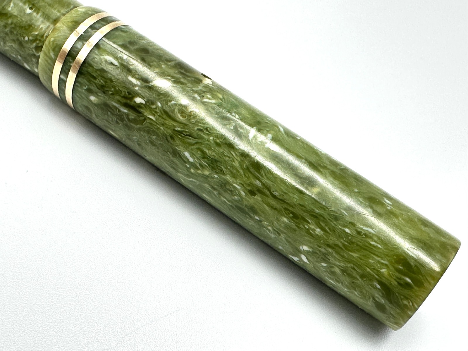 VINTAGE c1928 SHEAFFER LIFETIME FLAT TOP OVERSIZE Sr FOUNTAIN PEN 14K RESTORED