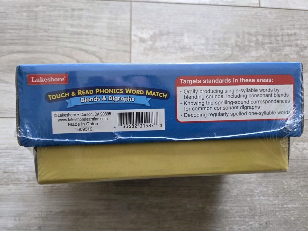 Lakeshore Learning • Touch & Read Phonics Match: Blends & Digraphs • GG367 • New