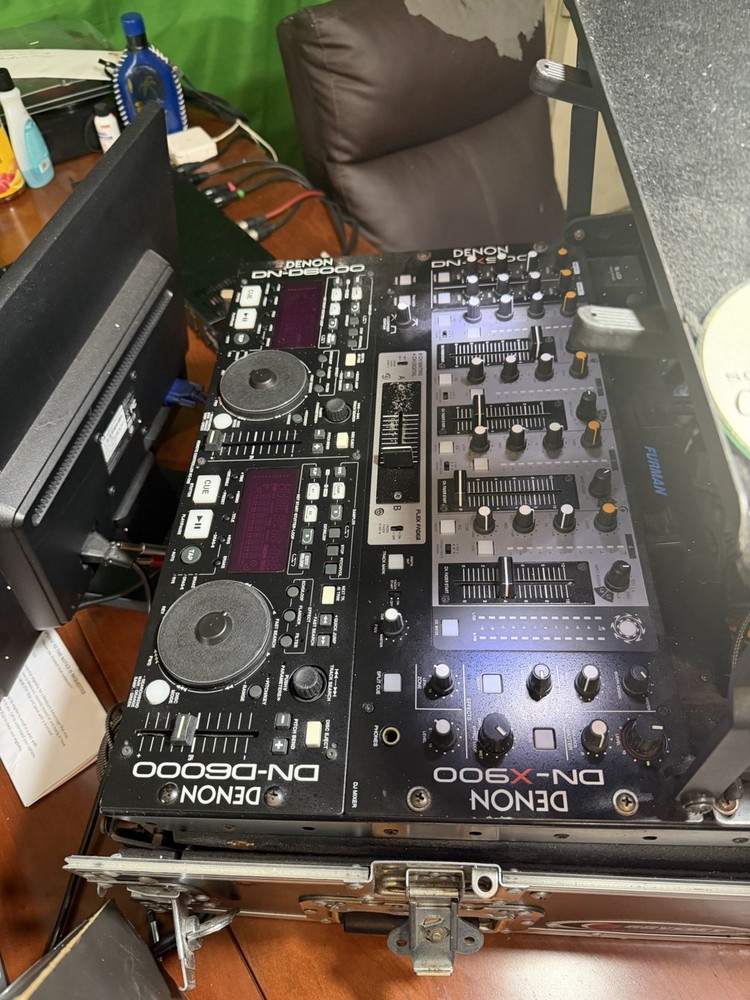 Denon DN-D6000 & DN-X900 DJ Package MP3 Playback Hot Start Stutter Loop Case