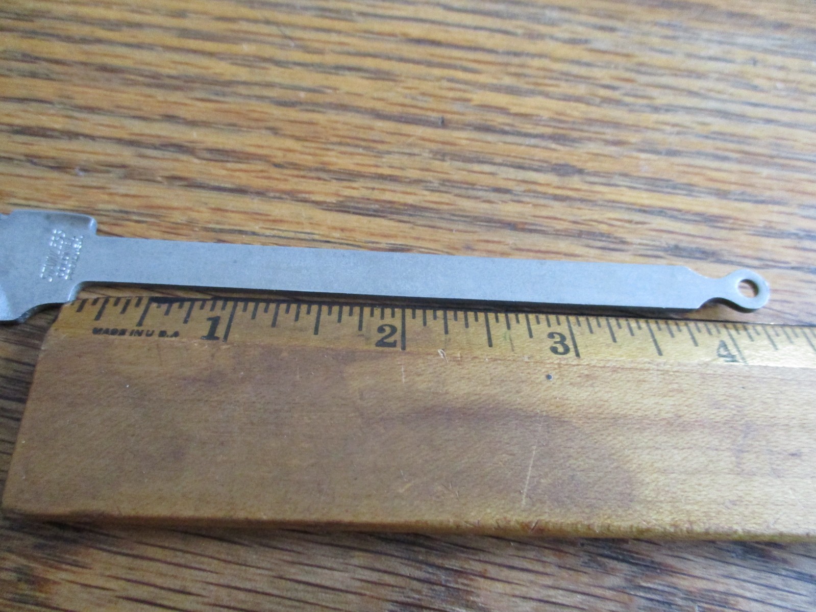 15 Stainless Steel Saw Back Knife Blade Blank Blank's NOS Colonial Knife USA