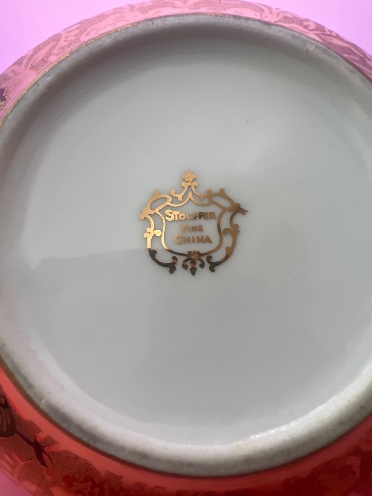 Gold plated Sugar Dish Fine China