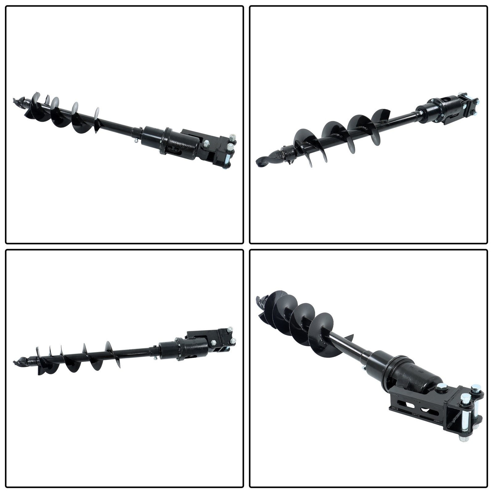 8 Inch 200mm Hydraulic Auger Drill Attachment for Mini Excavator