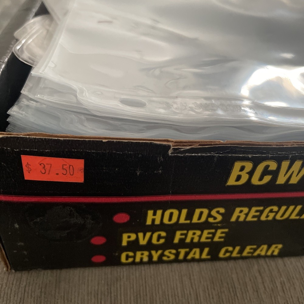 Two Vintage Boxes Of BCW Comic Pages