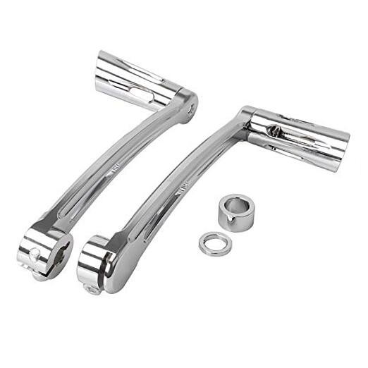 Motorcycle Chrome Heel Toe Shift Lever with 1997-2017 Chrome Shift Lever