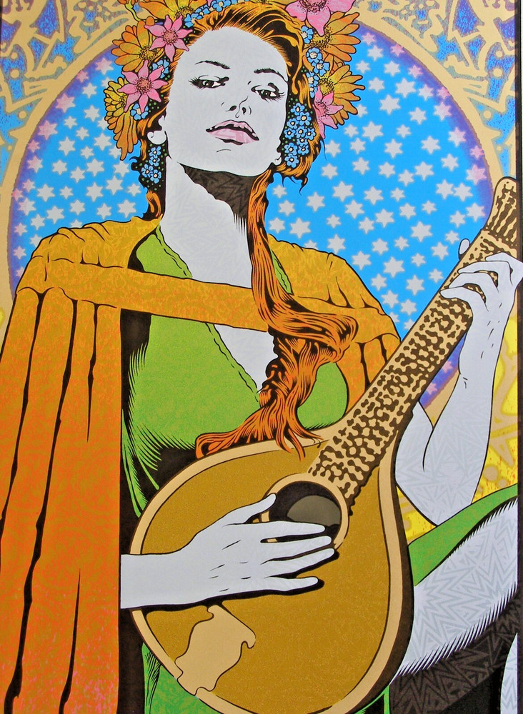 2016 Widespread Panic Poster: Terpsichore by Chuck Sperry, signed and numbered