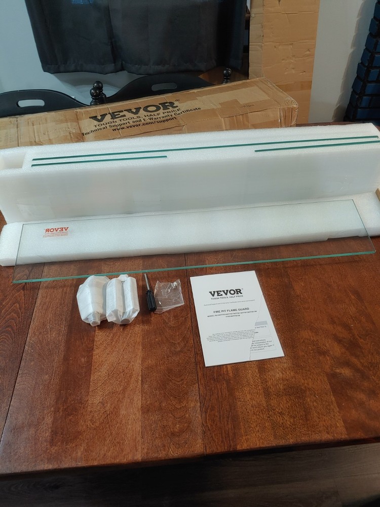 Fire Pit Flame Guard For Rectangular Fit Pit Table