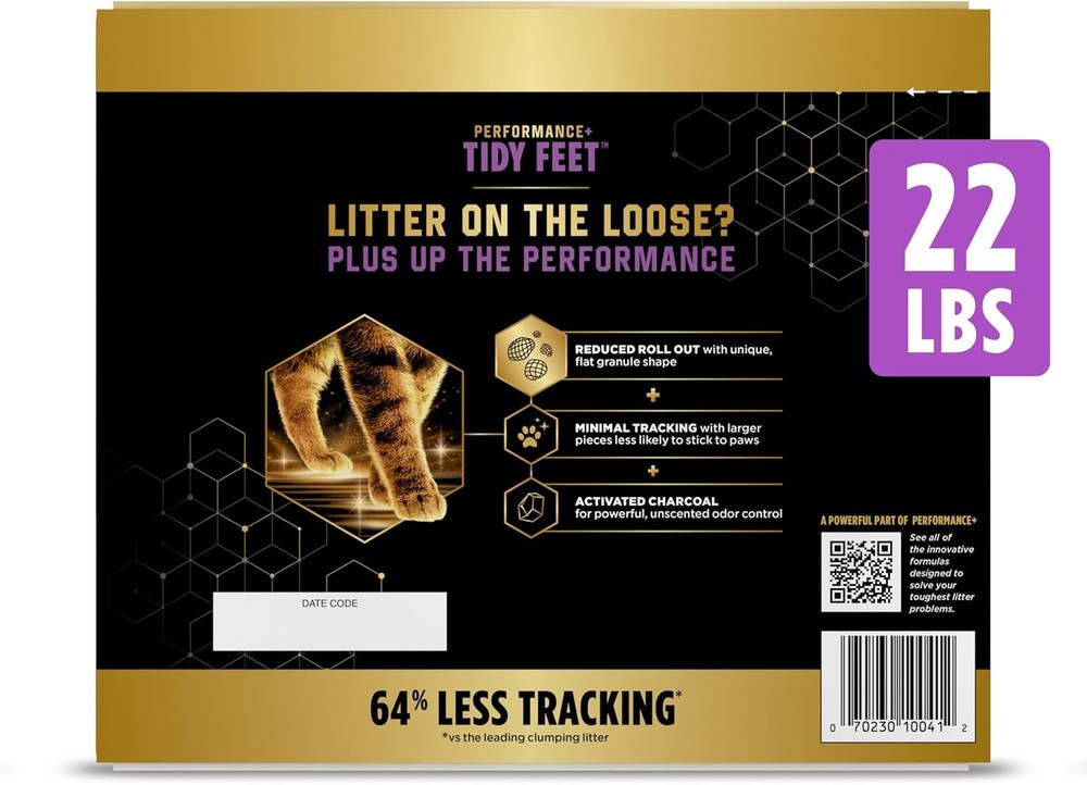 Purina Performance Plus Tidy Feet Low Tracking Unscented Clumping Multi Cat