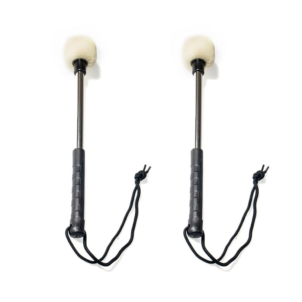 Marching Bass Drum Mallets Felt Percussion Sticks Pair