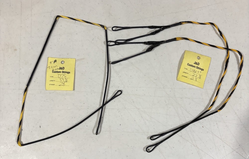 J&D CUSTOM STRINGS CROSSBOW STRING SET TENPOINT TITAN XTREME MODEL