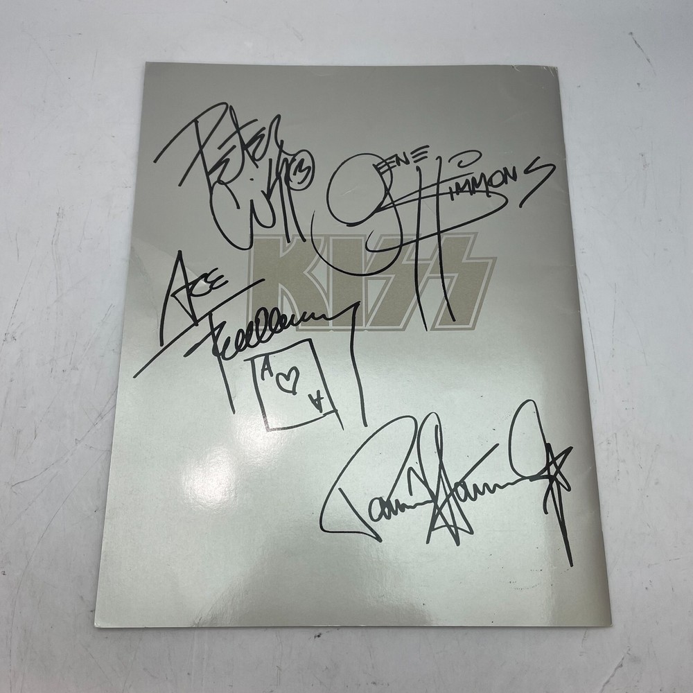 Metal Edge KISS Worldwide Tour Book 1997 w/ 1998 KISS Poster VG+!