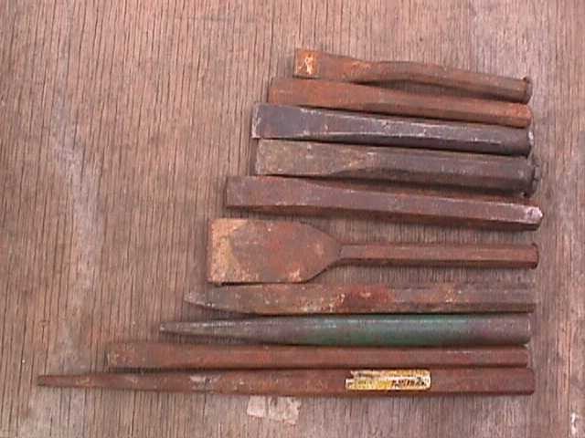 PUNCH COLD CHISEL LOT