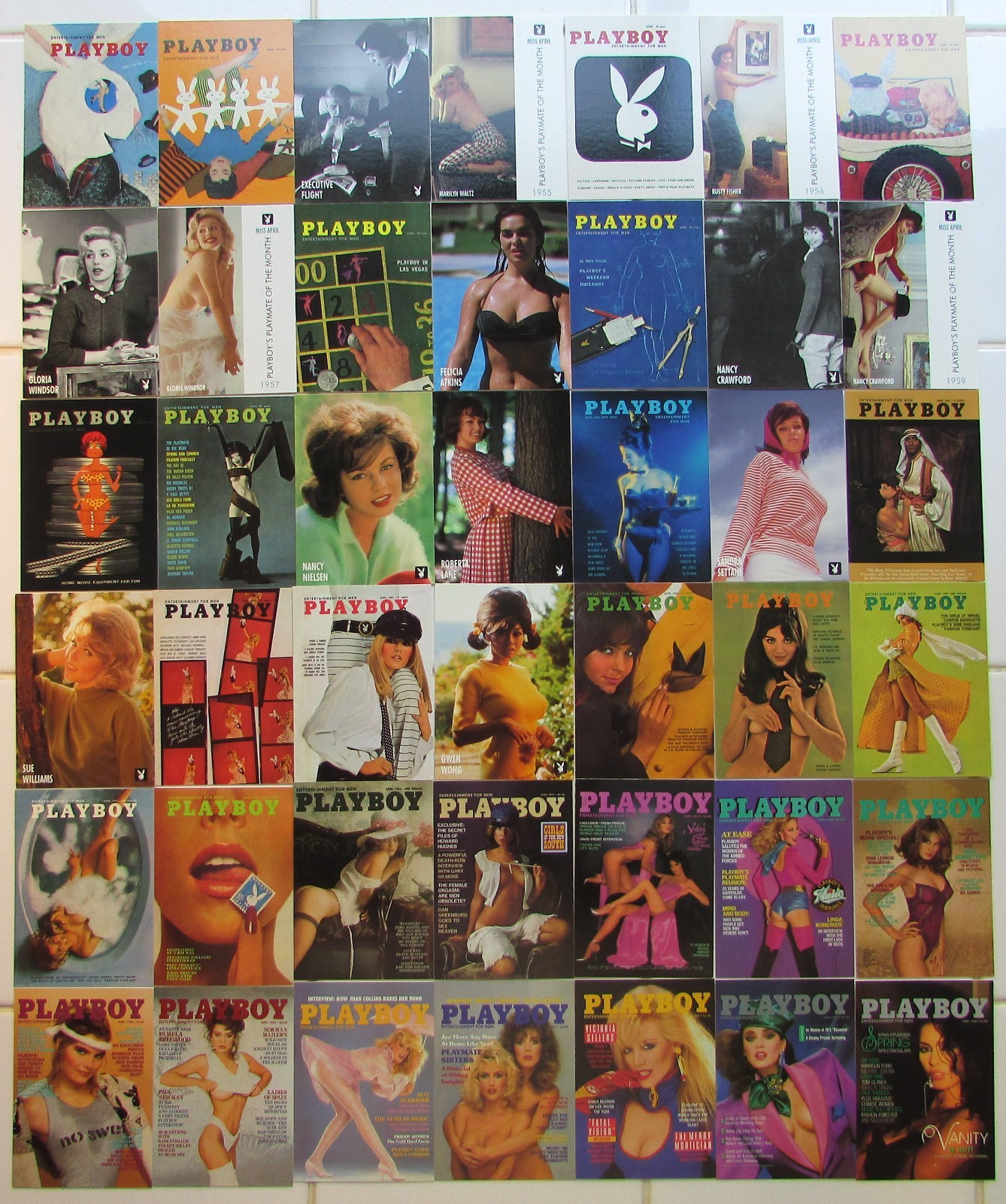 Playboy Centerfold Cards April Edition - sold singly - take your pick