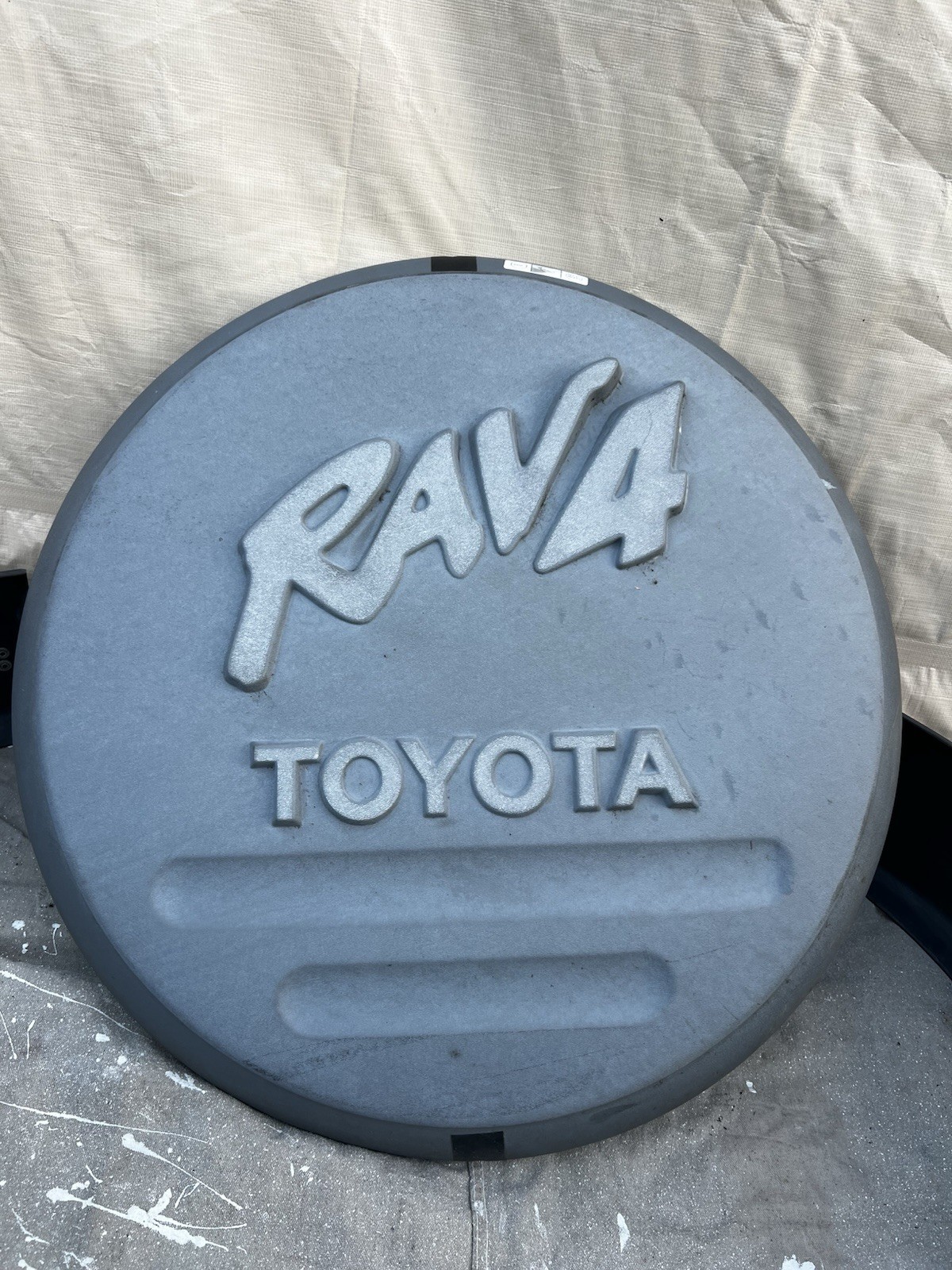 96-00 OEM Toyota RAV4 Spare Tire Tailgate Cover Shell Hard GENUINE ACCESSORY