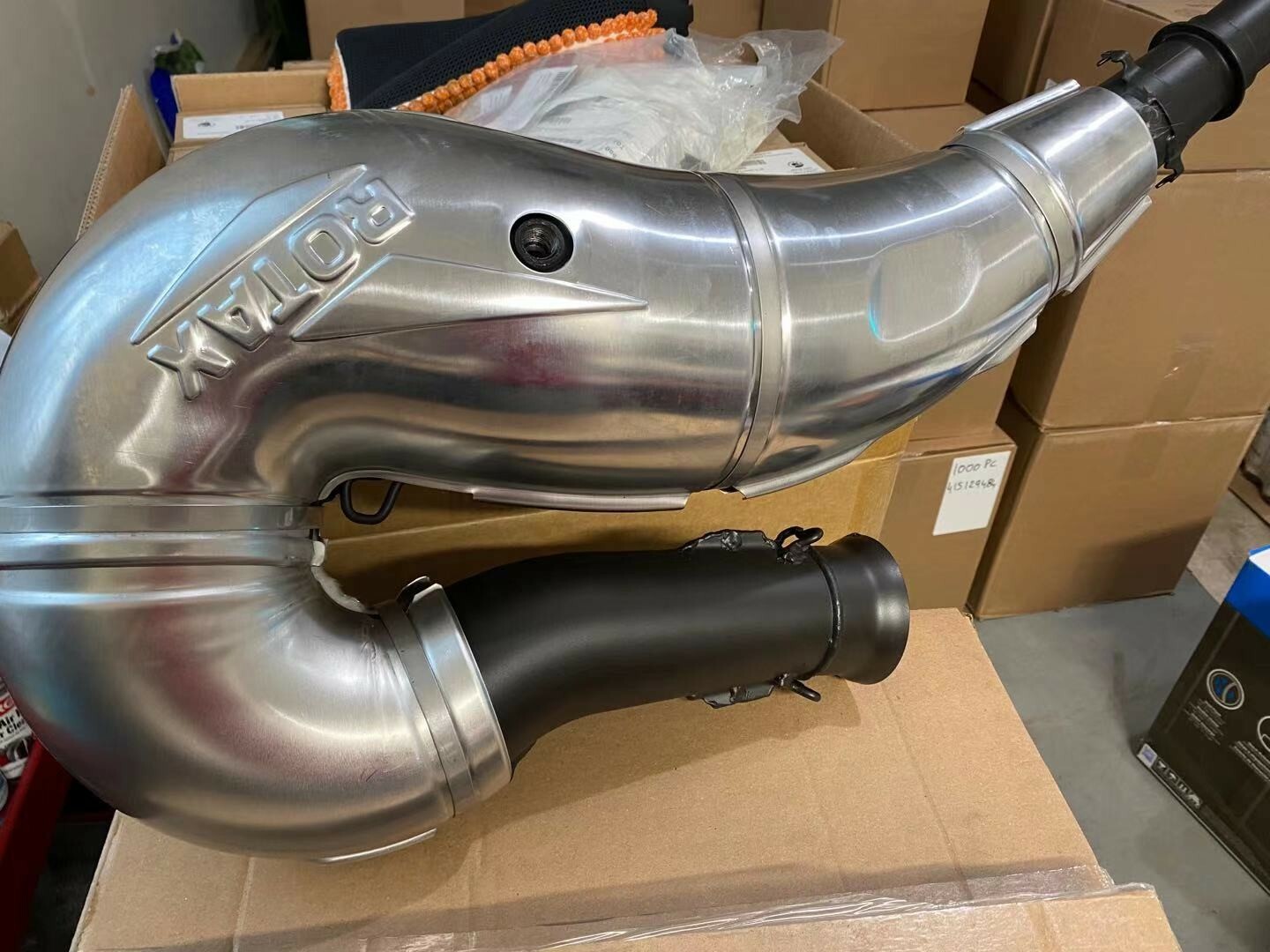 [Early Special] New Genuine Skidoo Exhaust Tuned Pipe 600/800 ETEC 514055062