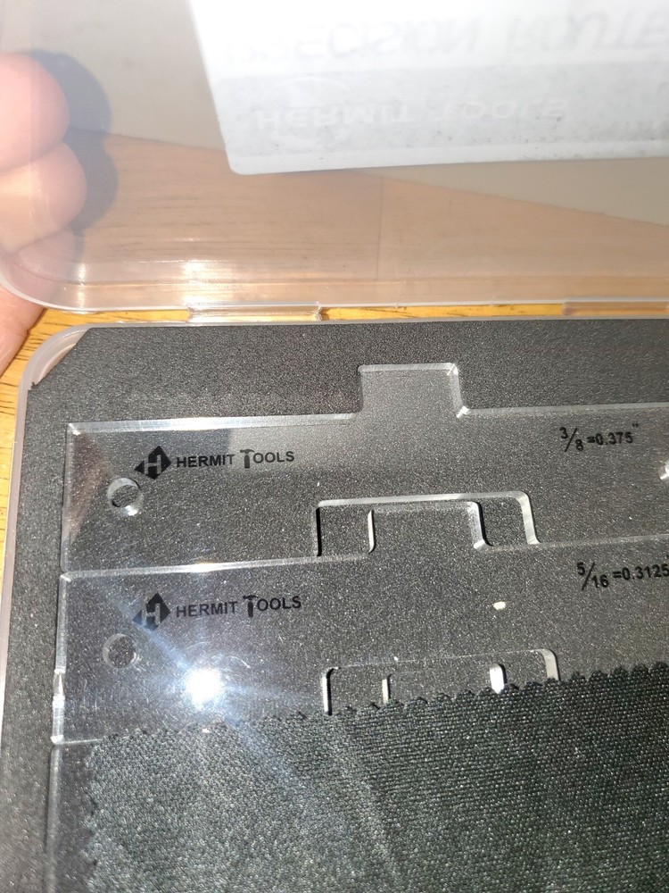 Hermit Tools Precision Router Table Set Up Bars