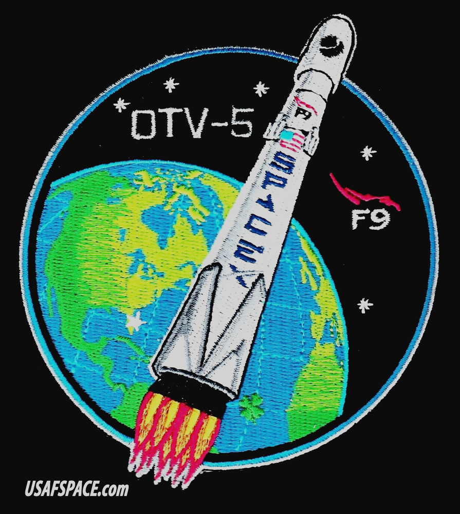 Authentic OTV-5 - SPACEX - FALCON 9 Launch X-37-B USAF DOD SPACE Mission PATCH
