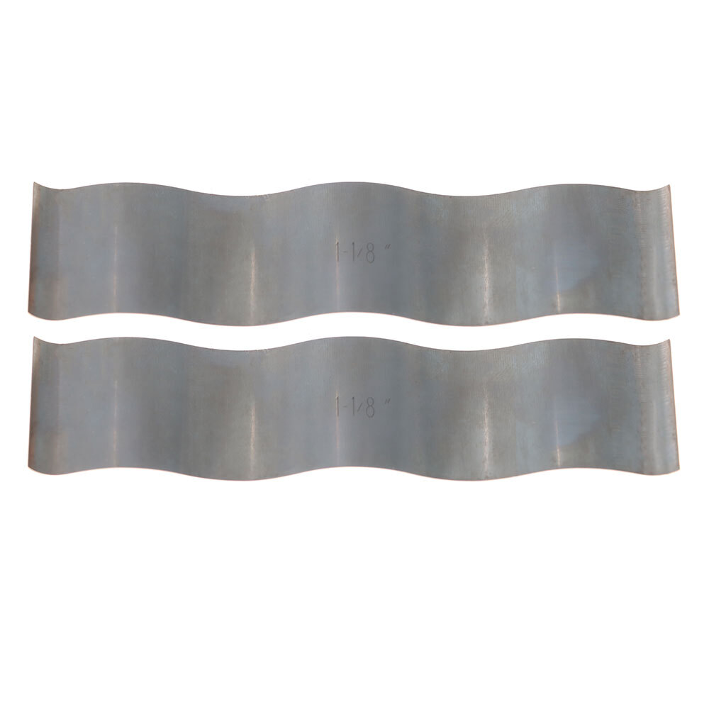 9 Pair 1/8" Wavy Parallel Set Hardened Stainless Steel 0.0002"